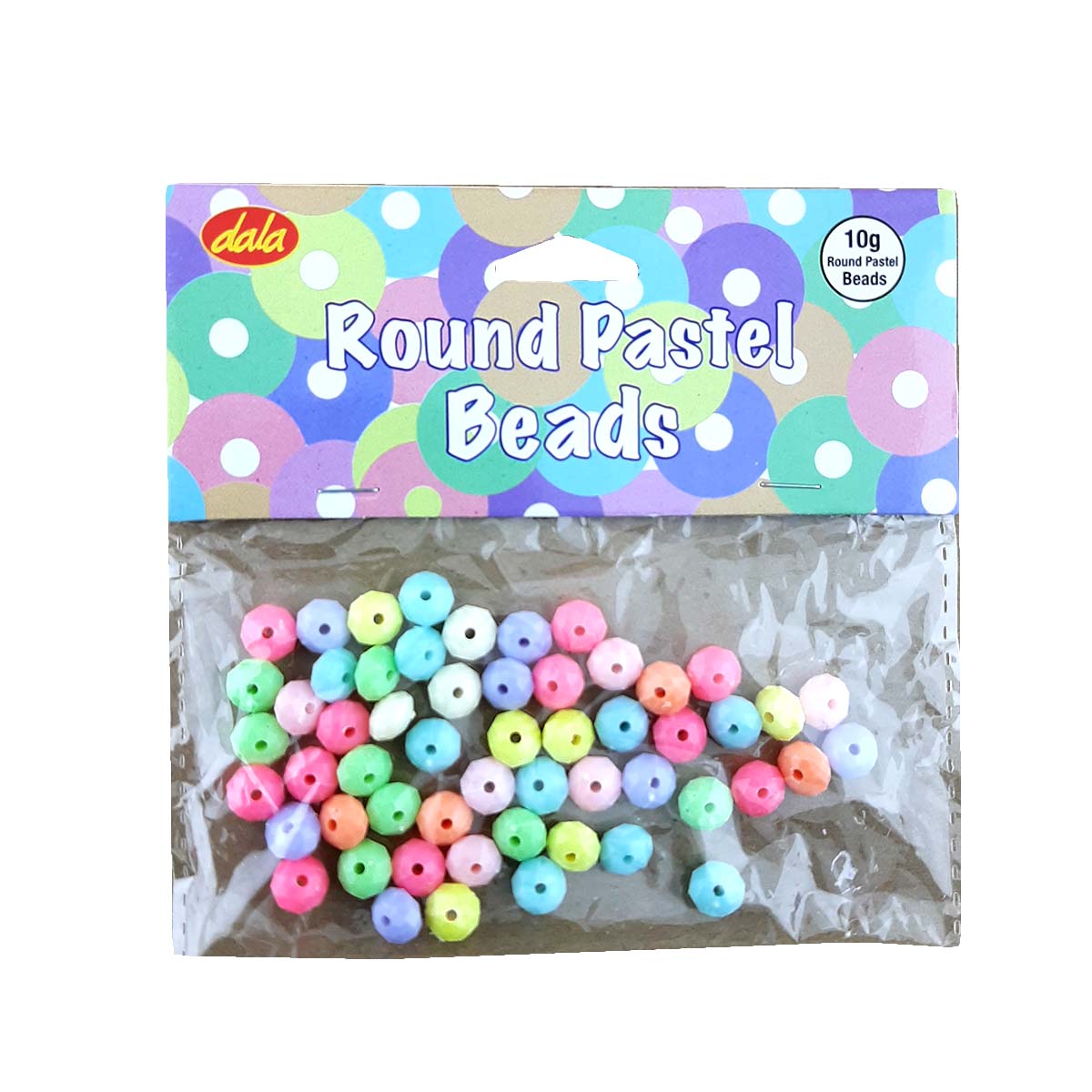 beads round pastel 10g - Jam Wholeslaers